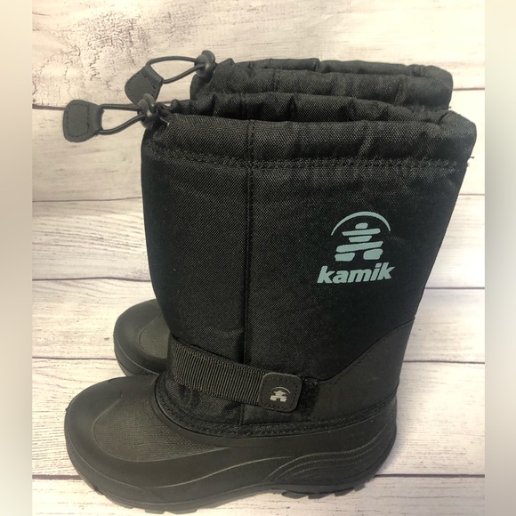 Kamik size 3 black winter snow boots brand new tags - Picture 3 of 5